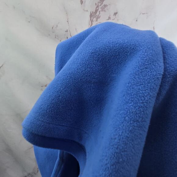 The North Face Sweater Womens Medium Blue Fleece V Neck Pullover Lightweight - Picture 9 of 11